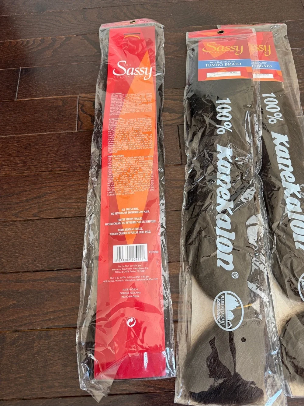 Sassy 100% Kanekalon Jumbo Braid - color 6 medium chestnut brown